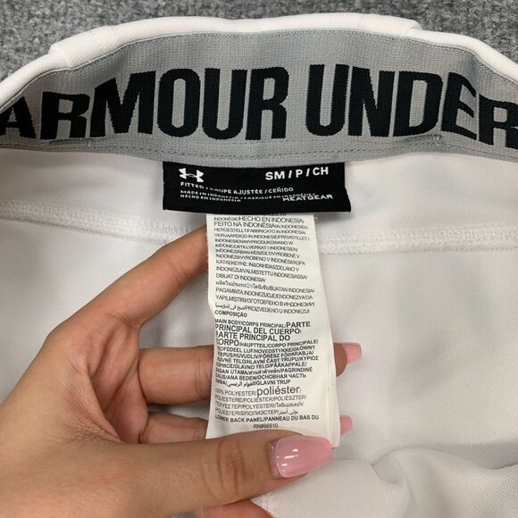 Under Armour Cropped Softball Pants Womens S Small White Fitted HeatGear - Picture 12 of 14